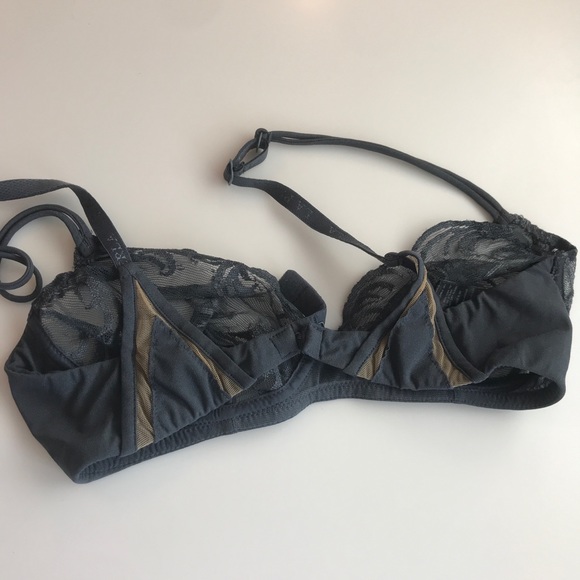 La Perla Zephyra Non Wire Lace Bra (Grey) NWOT - Picture 5 of 5